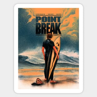 Point Break Poster Sticker